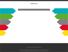 Tablet Screenshot of olaf.com